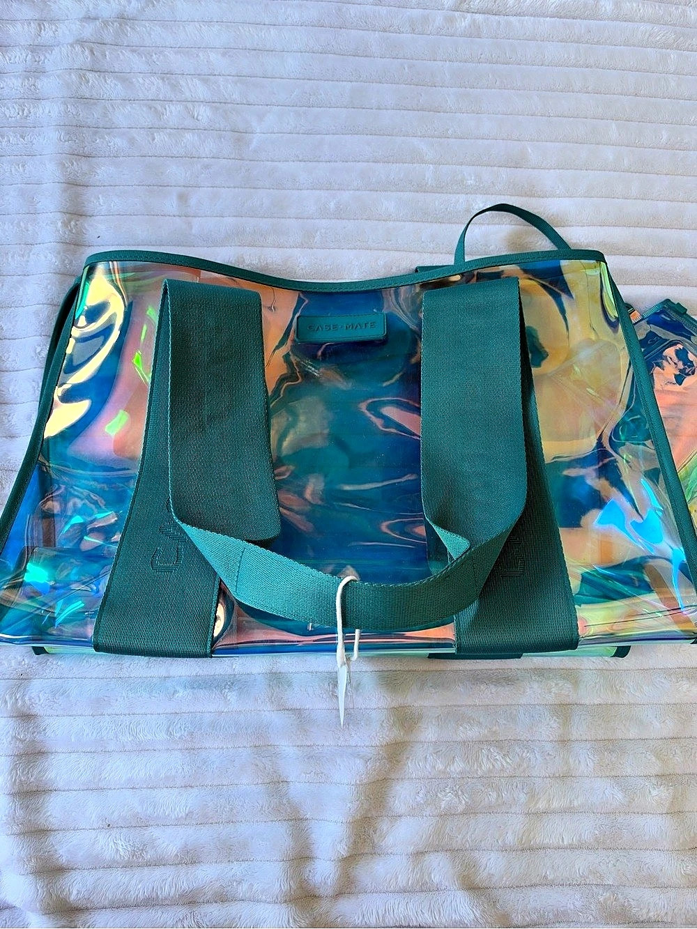 CASE-MATE Soap Bubble Jelly Tote Green & Blue
